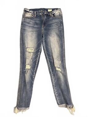 Bridge by GLY Curvy High Rise Ankle Skinny Jeans Size 27